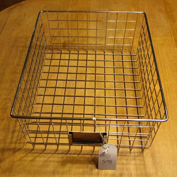 Salt By Sabrina London Storage Polished Nickel Baskets 3 Piece Set - Picture 3 of 10